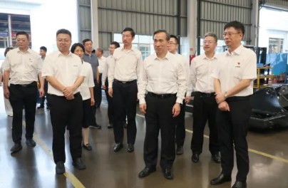 中国贸促会会长任鸿斌调研山河智能