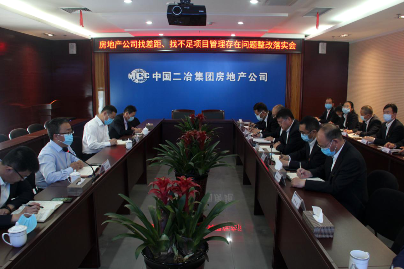 公司领导到房地产公司检查指导工作