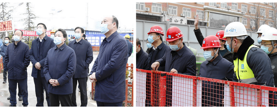 庆阳市委副书记、代市长卢小亨调研海绵城市建设项目复工情况