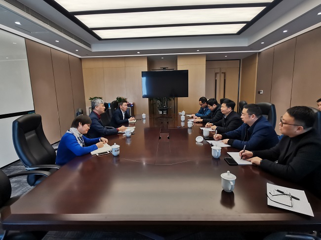 侯立林到绿地江苏事业部洽谈合作事宜