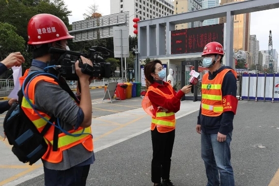 数万人都在看！深圳电视台现场直播铁建南方深铁5号线西延项目