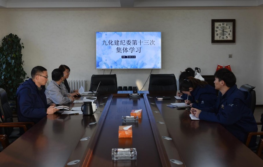 公司纪委开展2020年第十三次集体学习暨年度总结会
