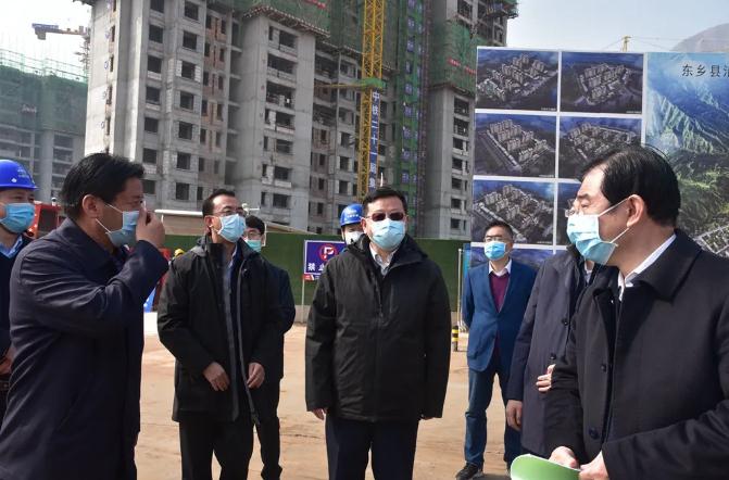 水利部党组成员、副部长蒋旭光带队到东乡项目调研