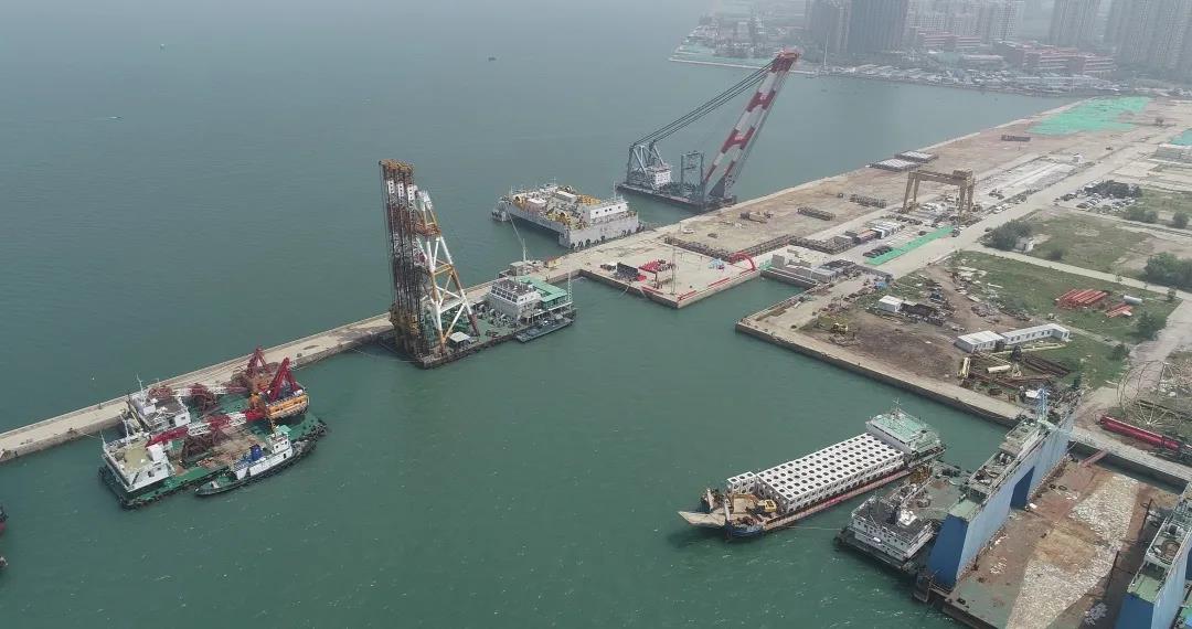 公司承建的首个海洋牧场项目竣工