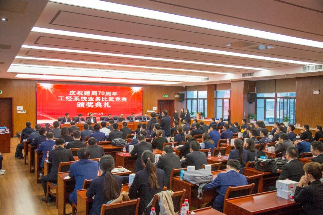 中铁四局“庆祝建局70周年工经系统业务比武竞赛”在中铁四局建筑公司本部举行