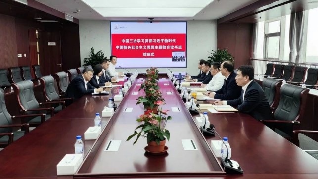 中国三冶党委主题教育读书班结班