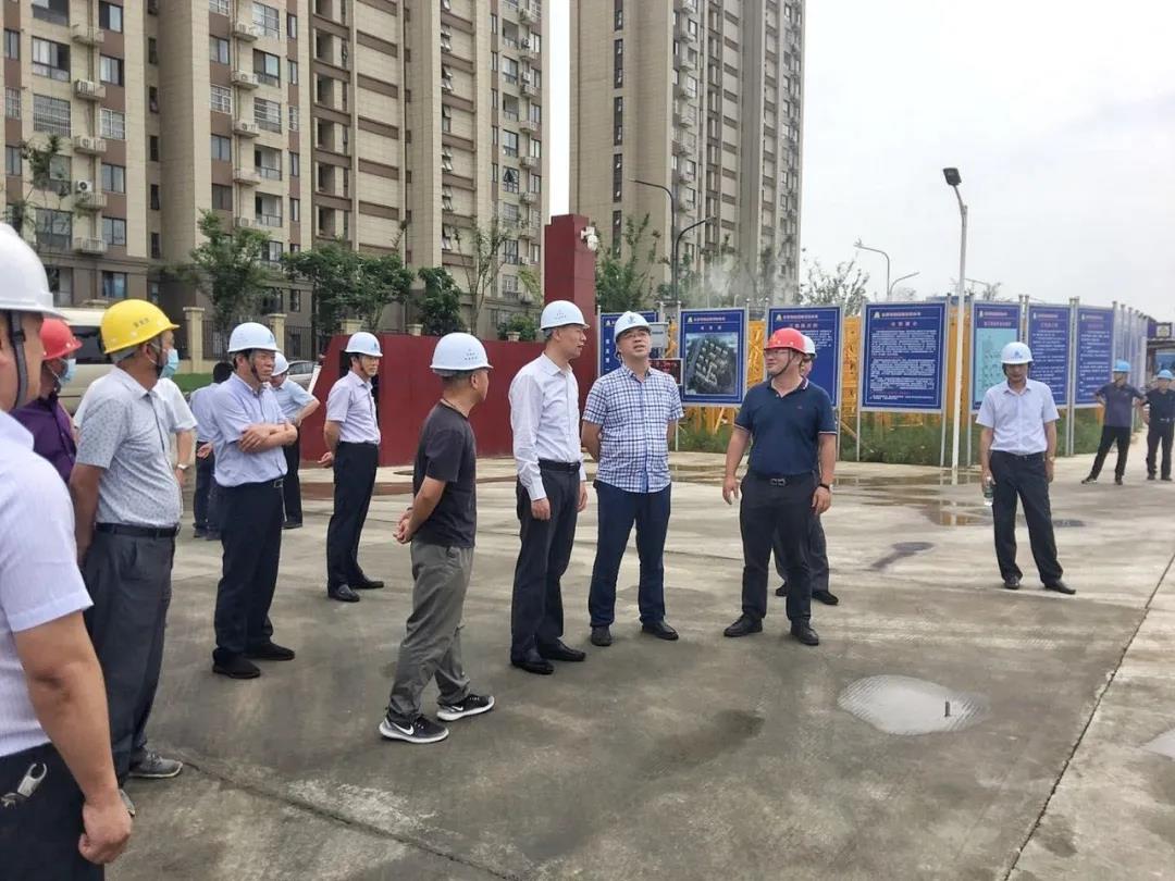 南京市溧水区区长张蕴调研集团南京分公司溧水秀园二期保障房项目