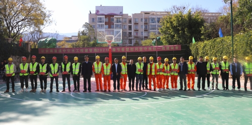 胡朝碧率队看望慰问滇中引水昆明1标春节坚守岗位建设者