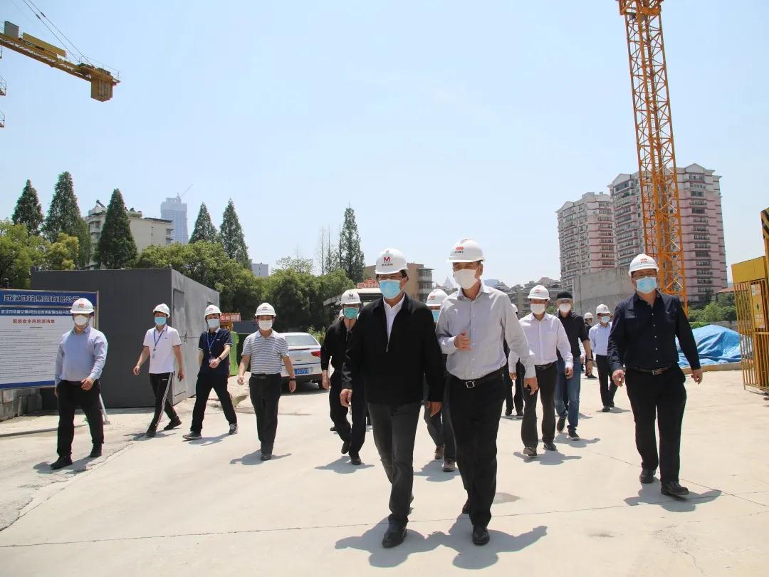项目建设全面快进！ 武汉建工与地铁集团交流座谈