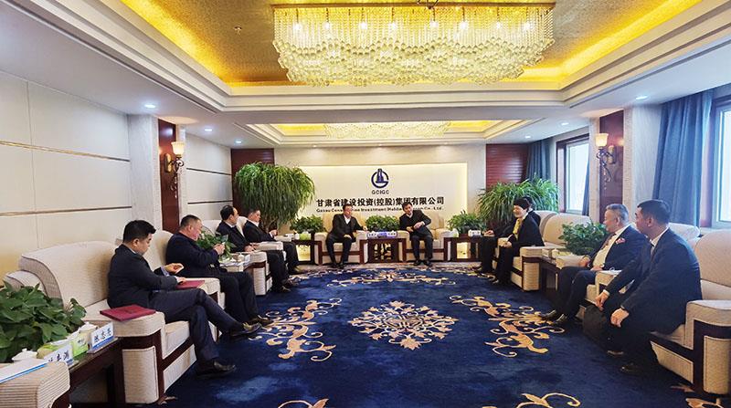 甘肃建投与中铁工业、中铁装备洽谈对接