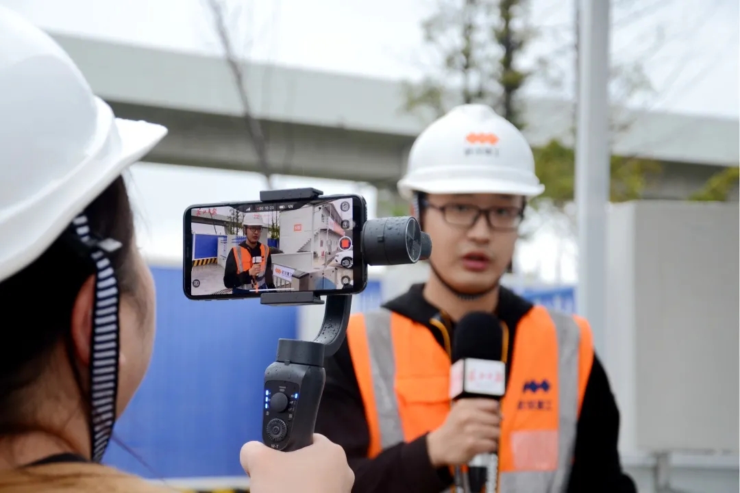 长报记者现场探访文明施工工地之码头潭综合楼工程项目