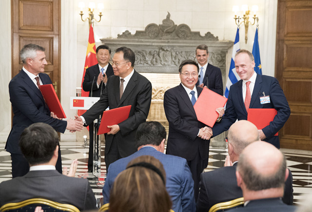 中希两国领导人见证希腊MINOS 50MW光热发电项目签约