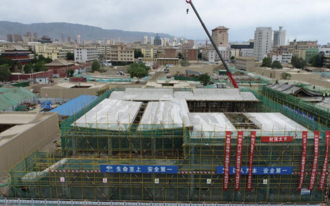 甘肃省城乡抽样调查队调研组到中国二冶武威项目调研