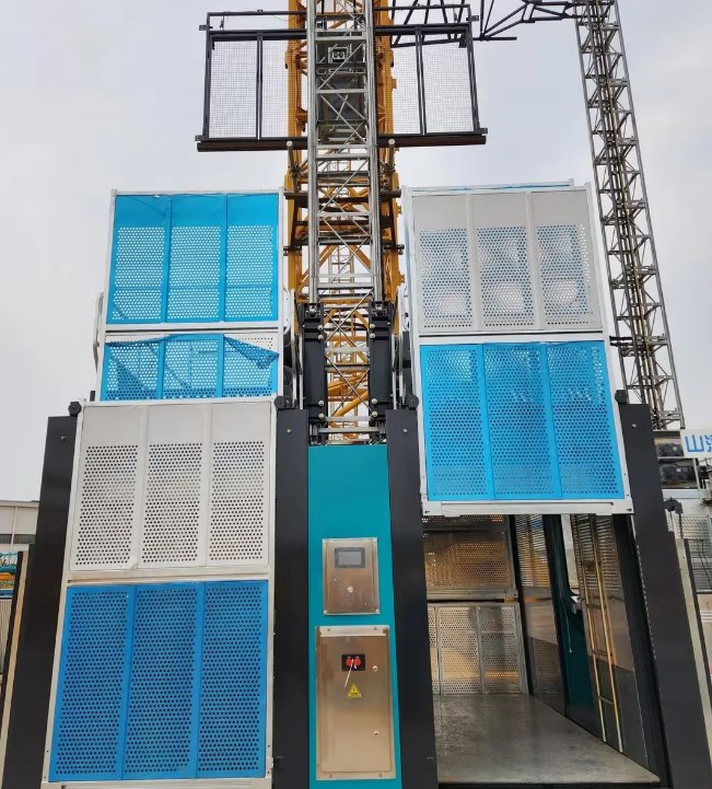 科技显能、再添新品！山河江麓智能施工升降机成功下线