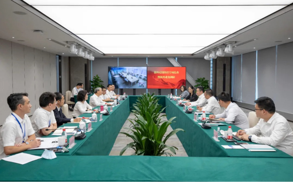 中建集团党组成员、副总经理周勇一行赴中建科工调研海外疫情防控及海外业务