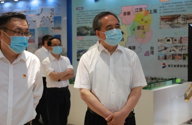 省委常委、组织部长王成调研浙建集团