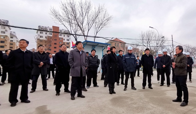 惠民县四套班子领导到十七冶项目观摩评议