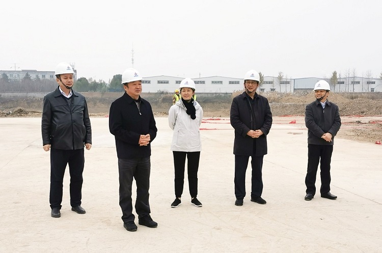 安建总承包、海外事业部濉溪县溪河一期安置房项目开工