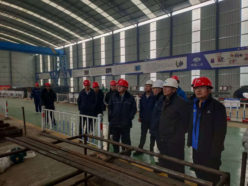二冶甘肃分公司集团公司安全环保检查组到甘肃公司景礼高速项目检查指导工作