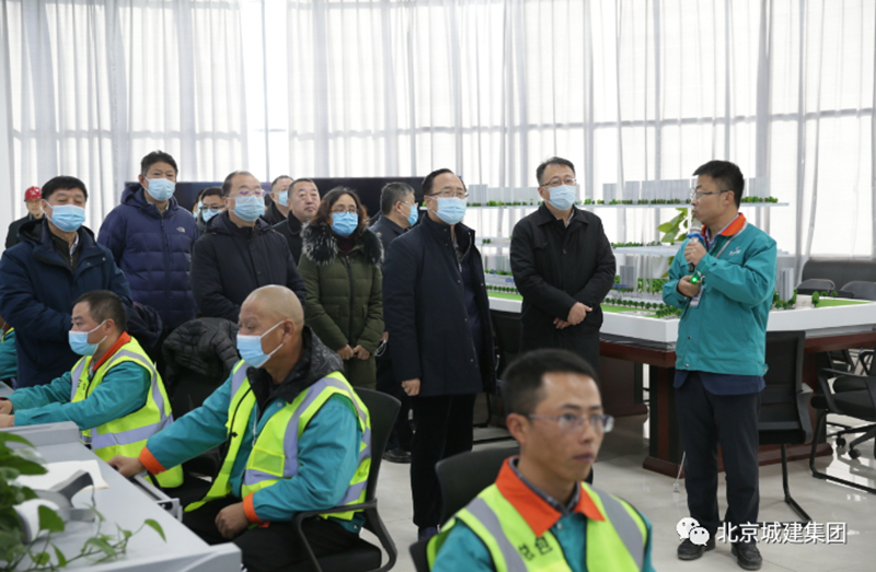 集团领导集体调研在施重点工程
