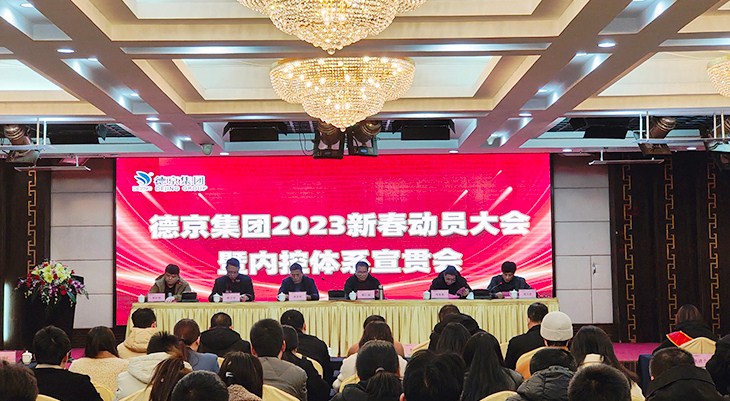 乘风追光 奋楫扬帆 | 德京集团召开2023新春动员大会暨内控体系宣贯会议