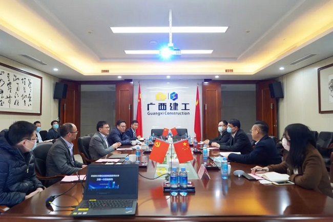 金宁运会见东方雨虹控股集团董事长李卫国