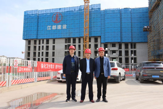 北京公司经理徐爱明带队检查临汾市在施项目