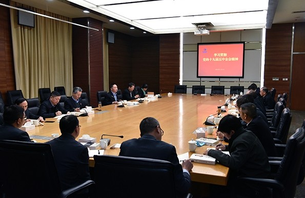 公司党委中心组集中学习研讨党的十九届五中全会精神 