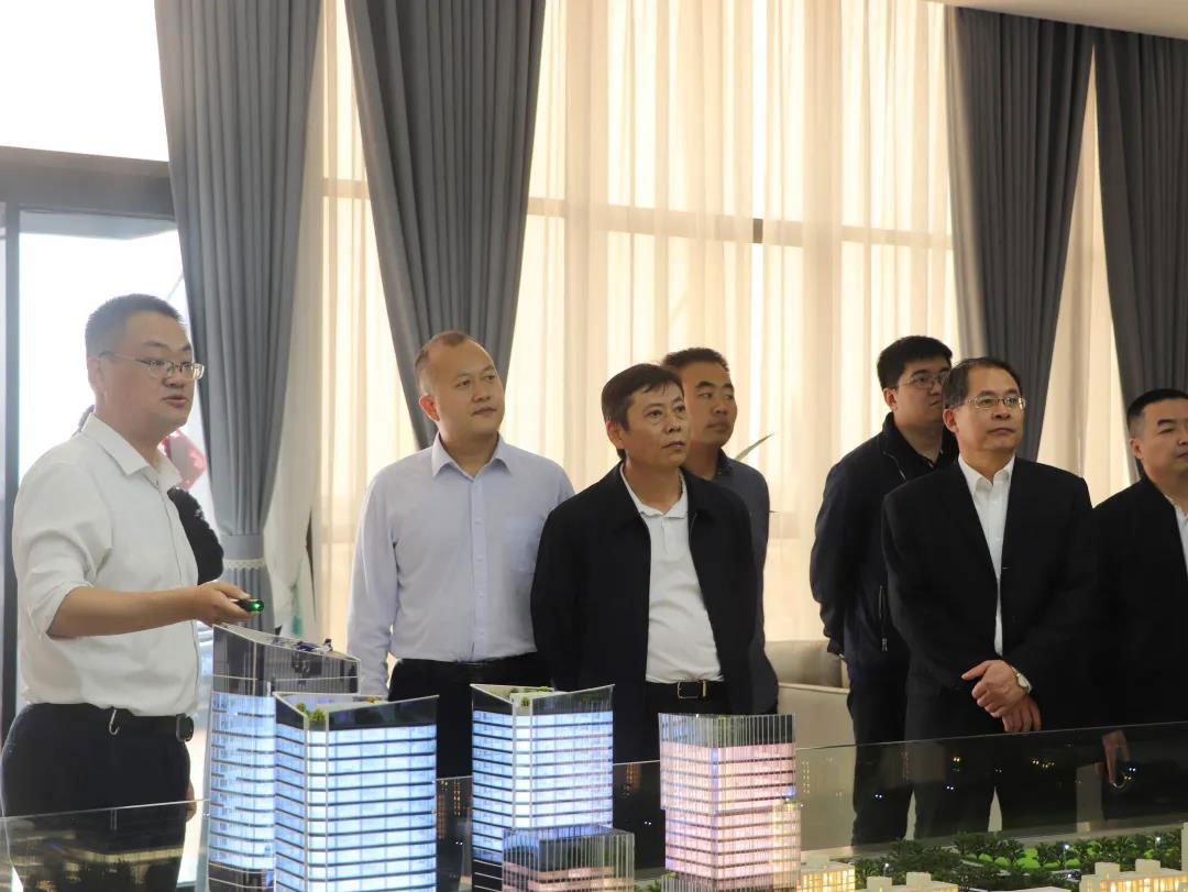 中铁南方投资集团有限公司副总经理金德成一行莅临西江国际未来科技城项目进行调研指导