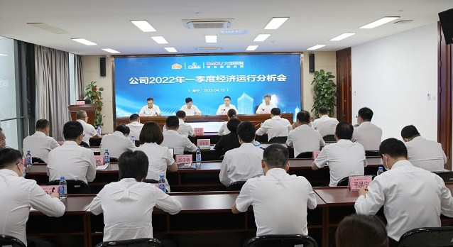 罗涛出席大都投资公司2022年一季度经济运行分析会