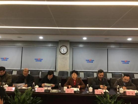 省工信厅副厅长彭涛一行调研山河智能
