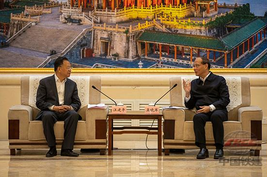 汪建平拜会江西省省长易炼红、南昌市委书记吴晓军
