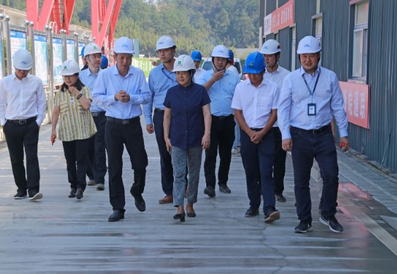 浙江省总工会副主席张卫华莅临交工临建项目调研指导