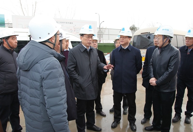 陕西省副省长魏增军一行到我集团宝能项目调研