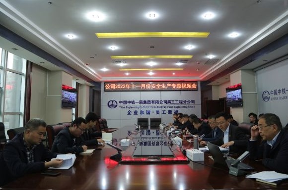 公司召开十一月份安全生产专题视频会
