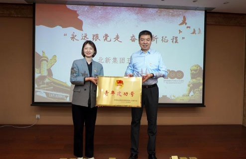 北新集团团委举办“永远跟党走 奋斗新征程”主题团日活动
