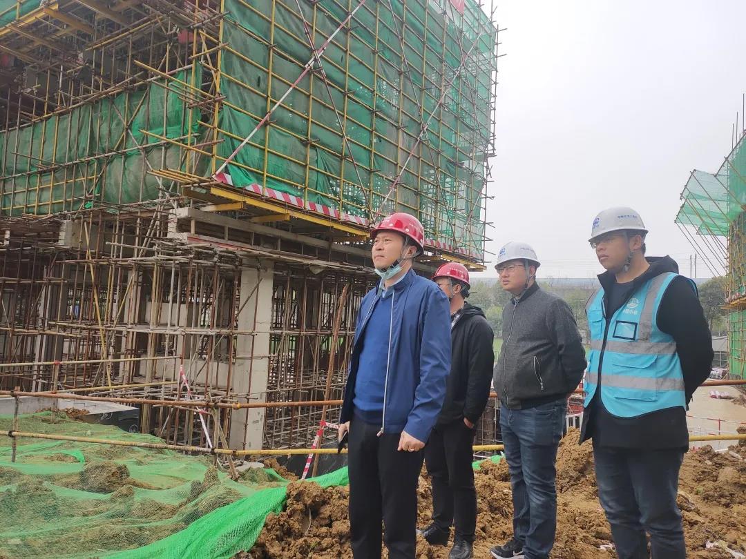 刘洪河到合肥高铁都市花园项目、安徽创新基地项目检查指导工作