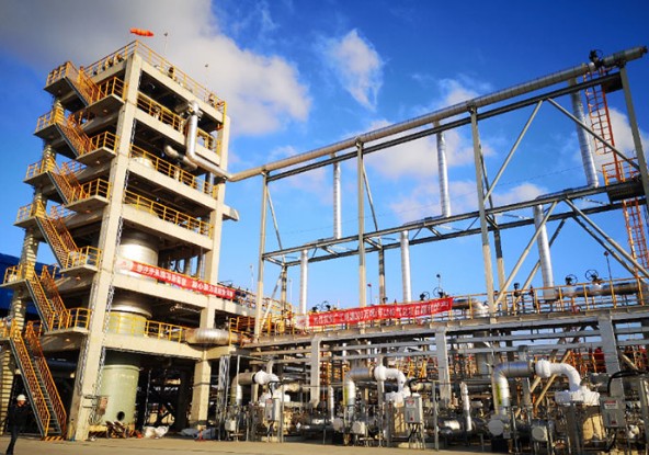 广汇能源LNG接收站气化外输工程一次性投产成功