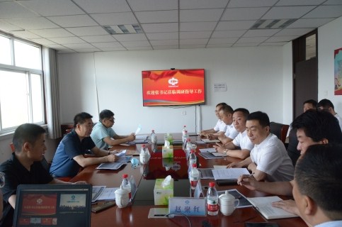 张贺民到六十九处、九十二公司调研指导工作