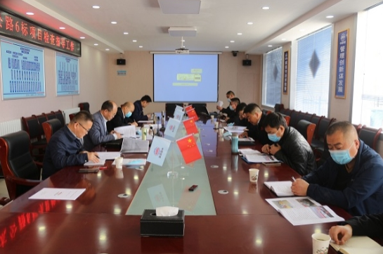 王作举到六公司眉太公路MTTJ6标段项目检查指导工作