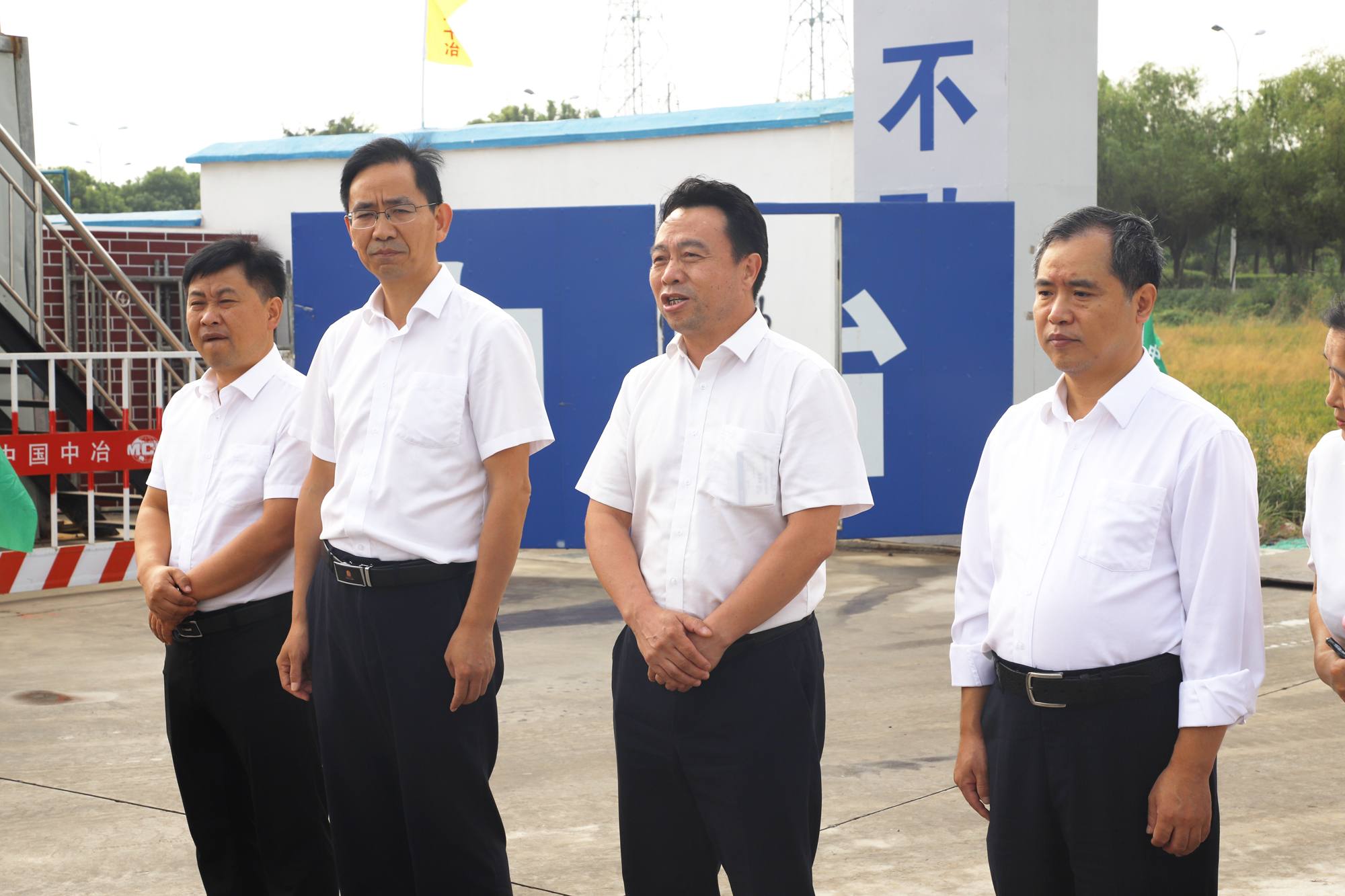 魏玉成参加浙江二十冶劳动竞赛启动仪式