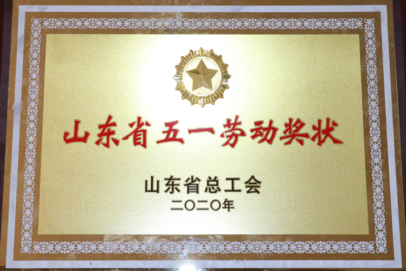 山东建工集团喜获山东省五一劳动奖状