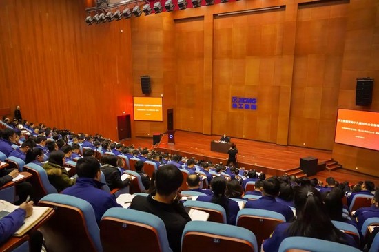宣讲十九届四中全会精神，周铁根在徐工这样说