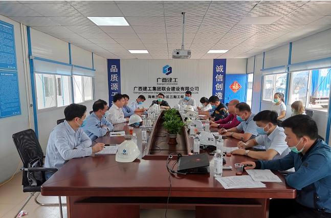 陈礼松到北海项目调研指导复工复产工作