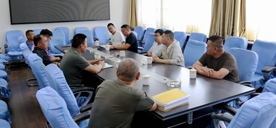 山焦西山金信建筑公司到金城公司进行消防安全互检