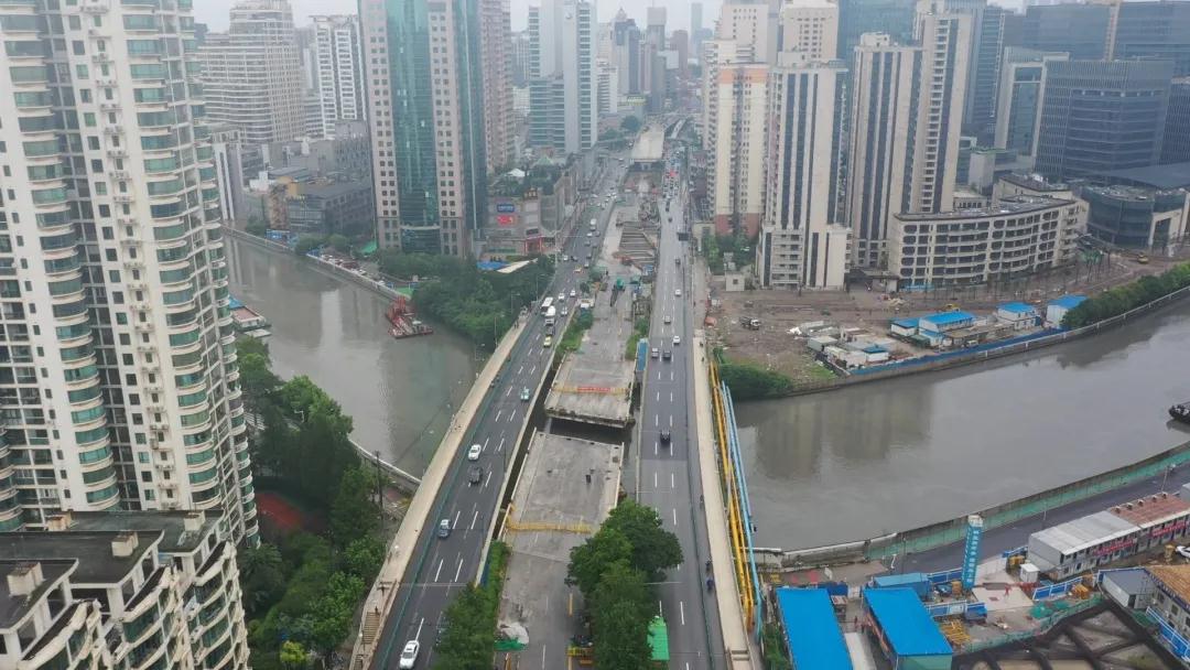 北横通道辅助工程——长寿路中幅桥改造工程正式启动实施