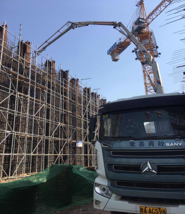 中铁一局建安公司宏基公司商混生产销售正式恢复