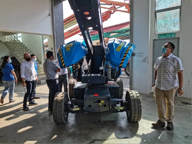 价值引领 聚·变远航——星邦电动臂车惊艳亮相东南亚市场