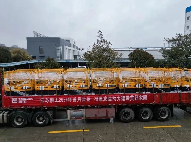江苏柳工：单日发车量达160台！