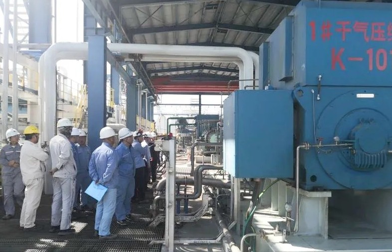 中化泉州干气项目压缩机一次试车成功